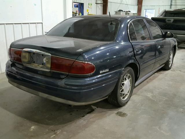 1G4HR54K21U188110 - 2001 BUICK LESABRE LI BLUE photo 4