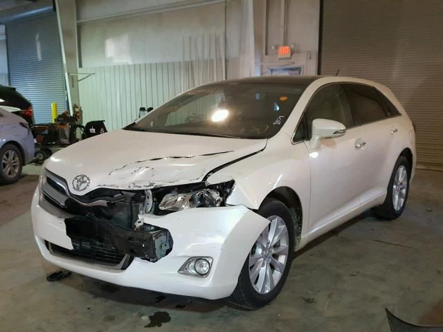 4T3BA3BBXDU038374 - 2013 TOYOTA VENZA LE WHITE photo 2