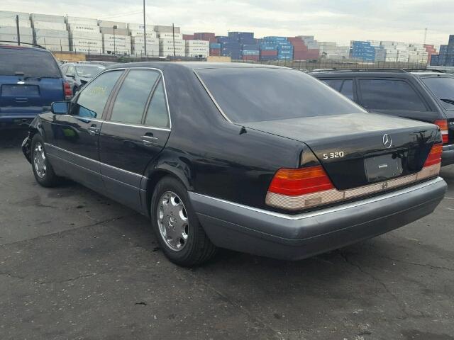 WDBGA32E5TA296796 - 1996 MERCEDES-BENZ S 320W BLACK photo 3