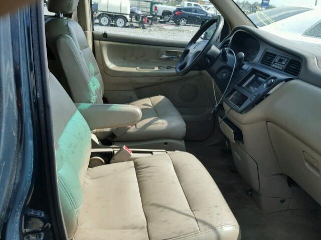 2HKRL1876YH608464 - 2000 HONDA ODYSSEY EX GREEN photo 5