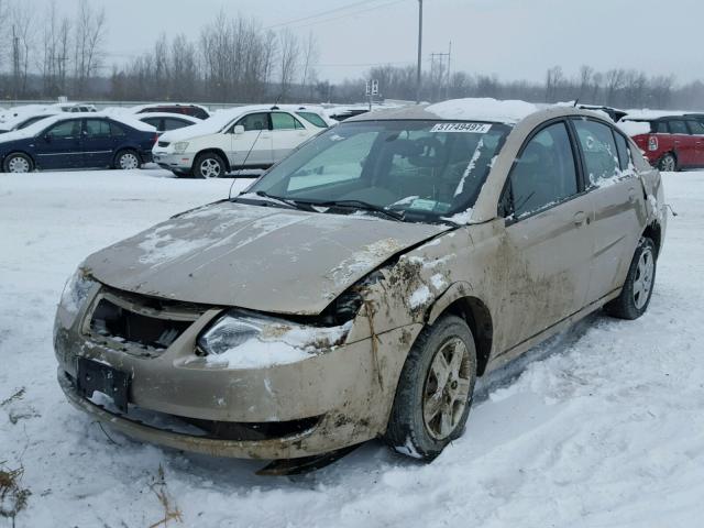 1G8AJ55F37Z184054 - 2007 SATURN ION LEVEL GOLD photo 2