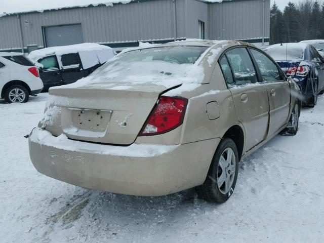 1G8AJ55F37Z184054 - 2007 SATURN ION LEVEL GOLD photo 4