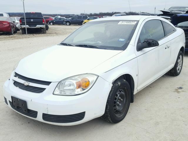 1G1AL15F777155539 - 2007 CHEVROLET COBALT LT WHITE photo 2