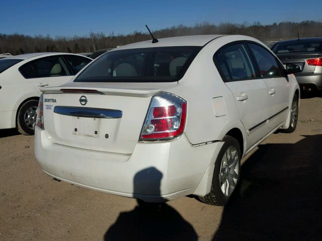 3N1AB6AP2BL717117 - 2011 NISSAN SENTRA 2.0 WHITE photo 4