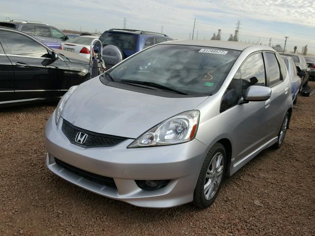 JHMGE8G50BC001259 - 2011 HONDA FIT SPORT SILVER photo 2