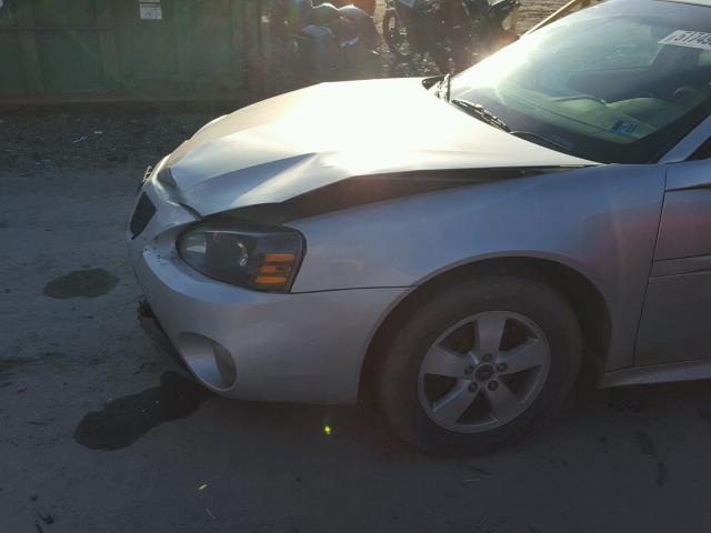 2G2WP522651337063 - 2005 PONTIAC GRAND PRIX ვერცხლისფერი ფოტო 9