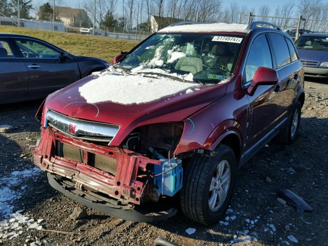 3GSCL33P29S512268 - 2009 SATURN VUE XE RED photo 2