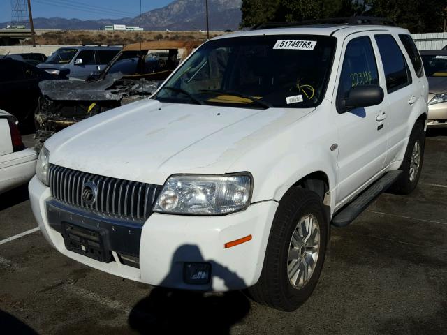 4M2CU97107KJ16246 - 2007 MERCURY MARINER PR WHITE photo 2