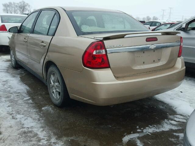 1G1ZT54875F145044 - 2005 CHEVROLET MALIBU LS BEIGE photo 3