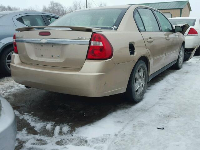 1G1ZT54875F145044 - 2005 CHEVROLET MALIBU LS BEIGE photo 4