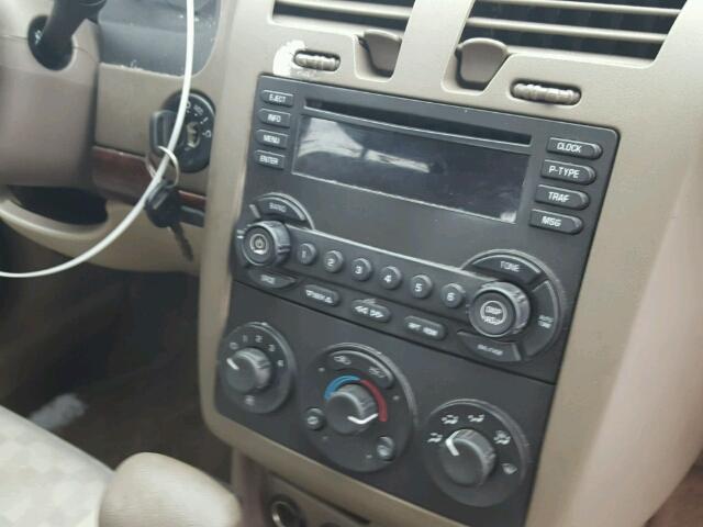 1G1ZT54875F145044 - 2005 CHEVROLET MALIBU LS BEIGE photo 9