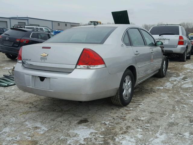 2G1WT58K669298193 - 2006 CHEVROLET IMPALA LT SILVER photo 4