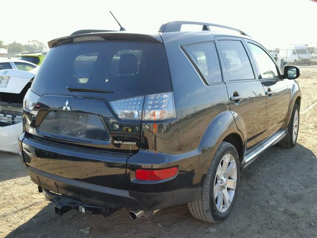 JA4AS3AW0BU025862 - 2011 MITSUBISHI OUTLANDER BLACK photo 4