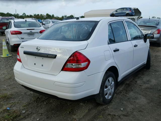 3N1CC1APXAL380901 - 2010 NISSAN VERSA S WHITE photo 4