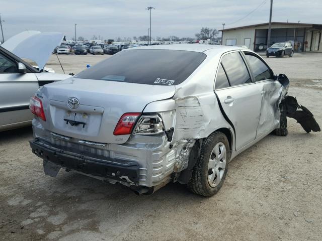 4T4BE46K58R018784 - 2008 TOYOTA CAMRY CE SILVER photo 4