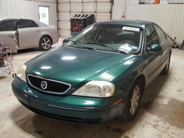 1MEFM53U1YA644993 - 2000 MERCURY SABLE LS GREEN photo 2