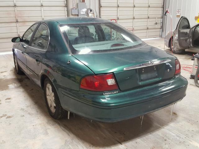 1MEFM53U1YA644993 - 2000 MERCURY SABLE LS GREEN photo 3