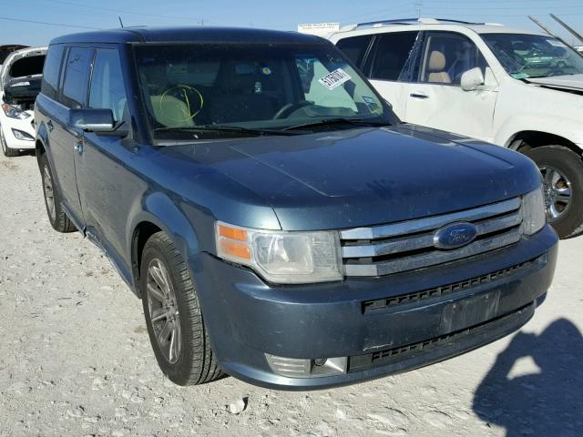 2FMHK6CC0ABA73967 - 2010 FORD FLEX SEL BLUE photo 1