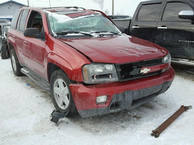 1GNDT13S132213101 - 2003 CHEVROLET TRAILBLAZE RED photo 1