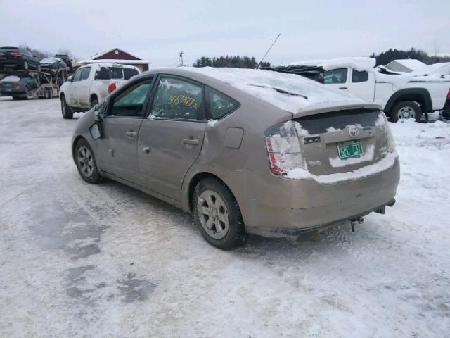 JTDKB20U453124053 - 2005 TOYOTA PRIUS GOLD photo 3