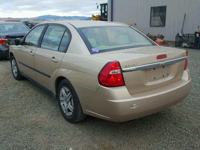 1G1ZS54875F285825 - 2005 CHEVROLET MALIBU GOLD photo 3