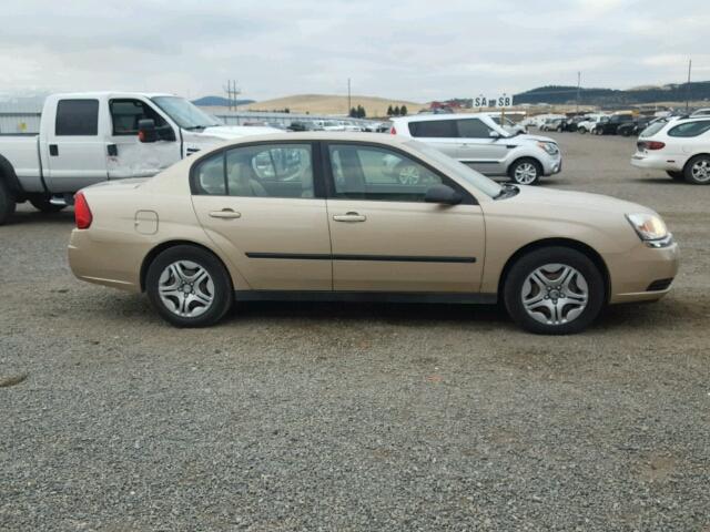 1G1ZS54875F285825 - 2005 CHEVROLET MALIBU GOLD photo 9