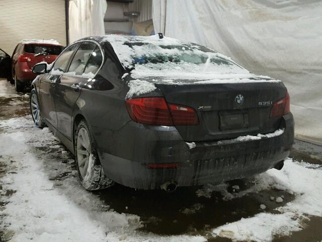 WBA5B3C50FD546885 - 2015 BMW 535 XI GRAY photo 3