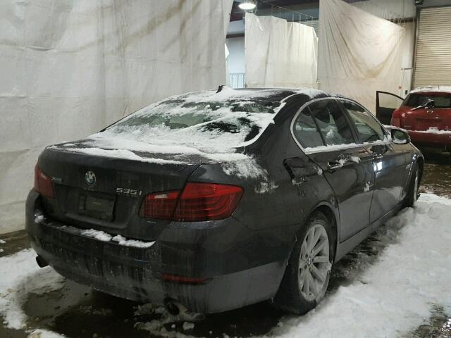 WBA5B3C50FD546885 - 2015 BMW 535 XI GRAY photo 4