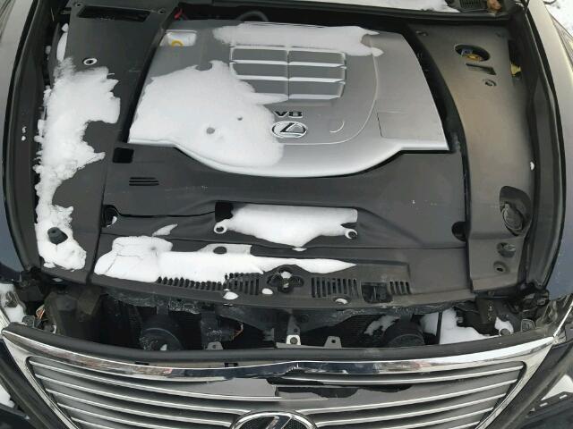 JTHCL46F795000681 - 2009 LEXUS LS 460 BLACK photo 7