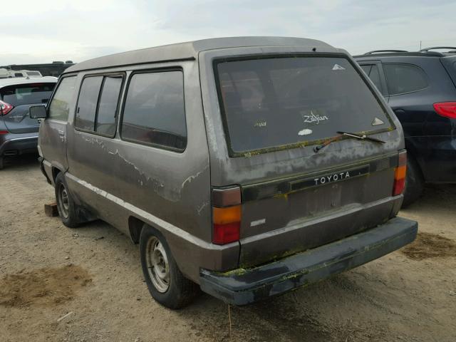 JT3YR22W7K5055299 - 1989 TOYOTA VAN WAGON BROWN photo 3