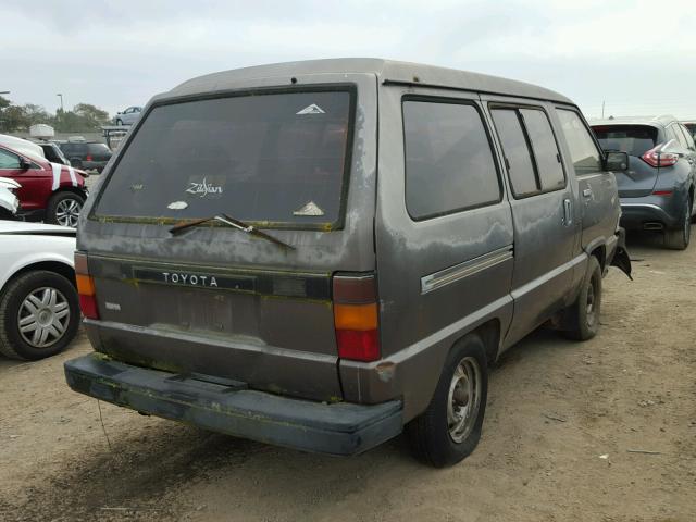 JT3YR22W7K5055299 - 1989 TOYOTA VAN WAGON BROWN photo 4