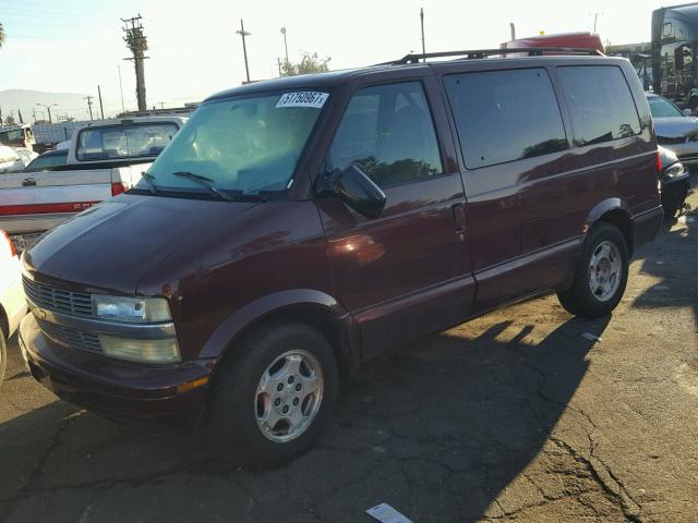 1GNDM19X85B101592 - 2005 CHEVROLET ASTRO BURGUNDY photo 2