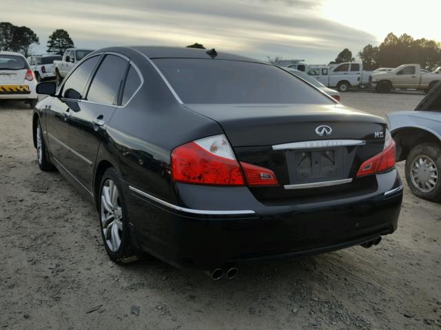 JNKCY01E29M801730 - 2009 INFINITI M35 BASE BLACK photo 3