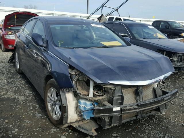 5NPEB4AC6EH908446 - 2014 HYUNDAI SONATA GLS BLUE photo 1