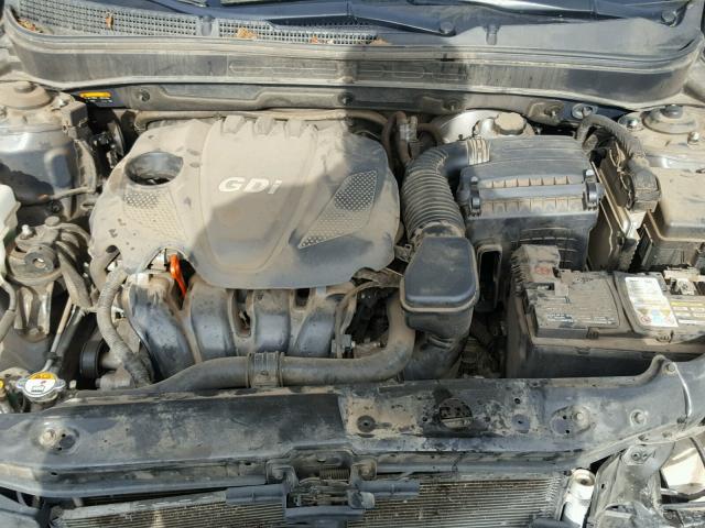 5NPEB4AC6EH908446 - 2014 HYUNDAI SONATA GLS BLUE photo 7