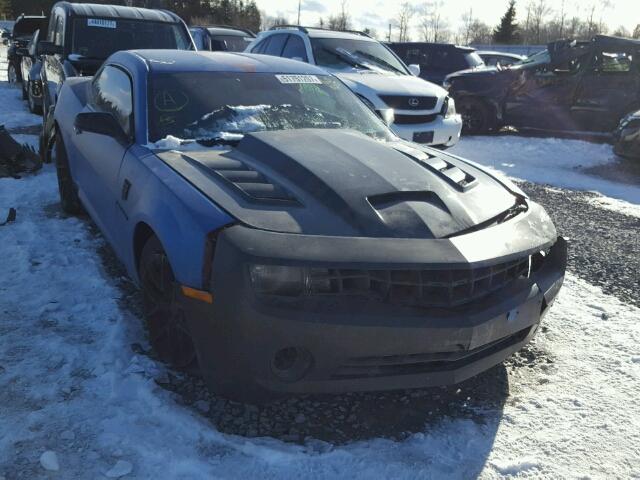 2G1FB1ED5B9131772 - 2011 CHEVROLET CAMARO LT BLUE photo 1