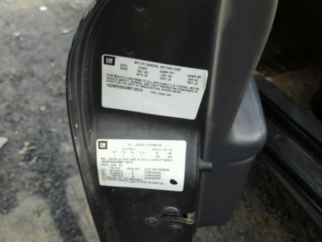 1G2NF52E43M718579 - 2003 PONTIAC GRAND AM S ნაცრისფერი ფოტო 10