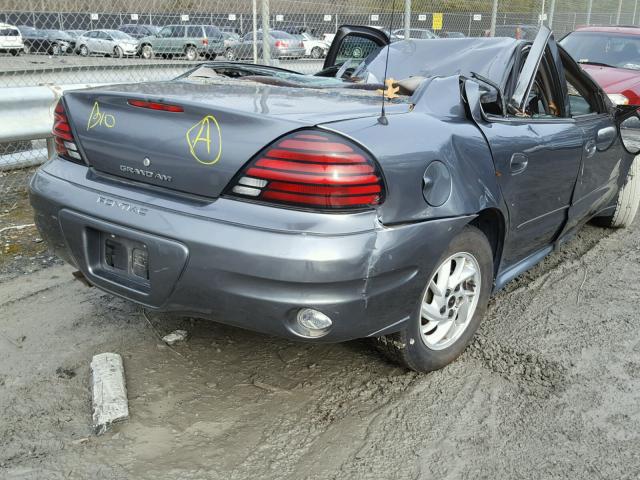 1G2NF52E43M718579 - 2003 PONTIAC GRAND AM S GRAY photo 4