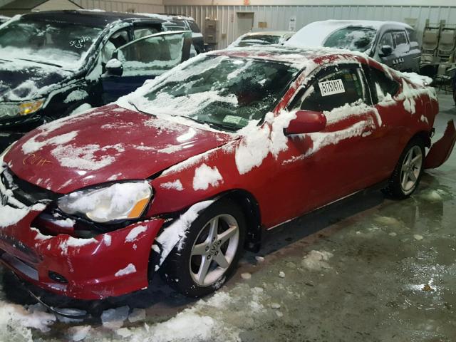 JH4DC53814S019642 - 2004 ACURA RSX RED photo 2