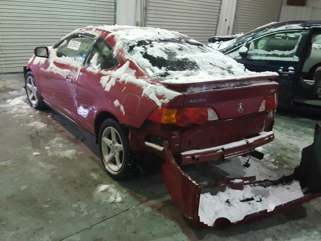 JH4DC53814S019642 - 2004 ACURA RSX RED photo 3