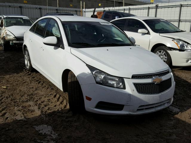 1G1PE5SB9D7137102 - 2013 CHEVROLET CRUZE LT WHITE photo 1