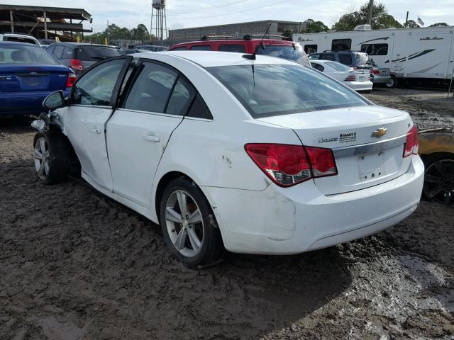 1G1PE5SB9D7137102 - 2013 CHEVROLET CRUZE LT WHITE photo 3