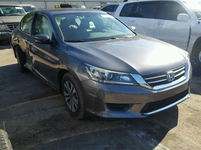 1HGCR2F37DA236940 - 2013 HONDA ACCORD LX GRAY photo 1