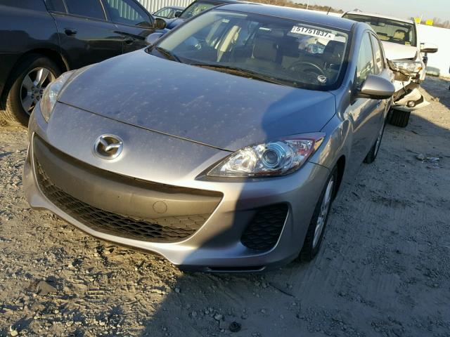 JM1BL1L89C1701142 - 2012 MAZDA 3 I SILVER photo 2