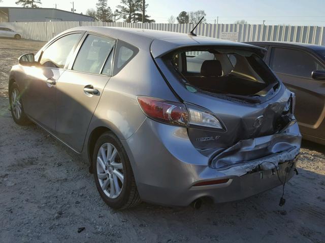 JM1BL1L89C1701142 - 2012 MAZDA 3 I SILVER photo 3