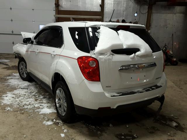 2GNFLEEK9E6200096 - 2014 CHEVROLET EQUINOX LS WHITE photo 3