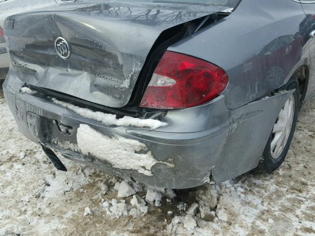 2G4WD562851312823 - 2005 BUICK LACROSSE C GRAY photo 9