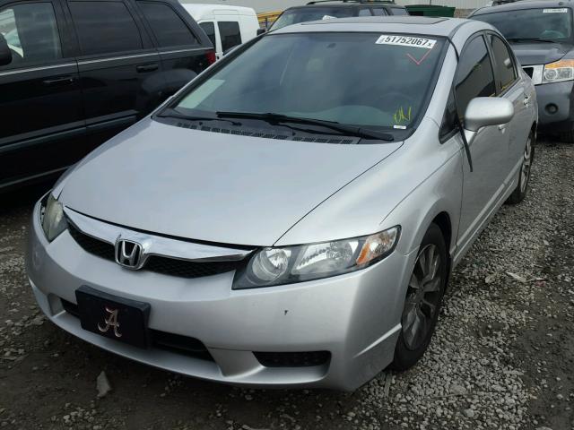 19XFA1F86BE004106 - 2011 HONDA CIVIC EX SILVER photo 2