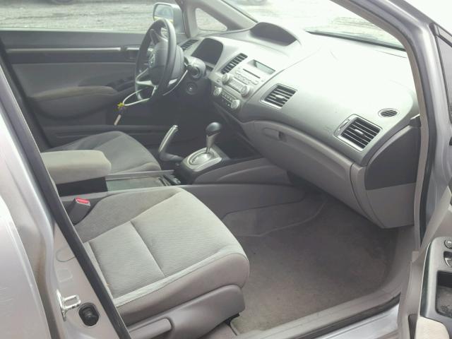 19XFA1F86BE004106 - 2011 HONDA CIVIC EX ვერცხლისფერი ფოტო 5
