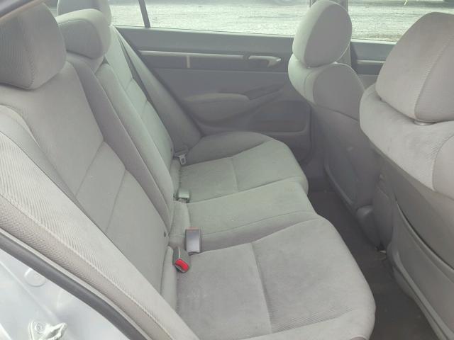 19XFA1F86BE004106 - 2011 HONDA CIVIC EX ვერცხლისფერი ფოტო 6